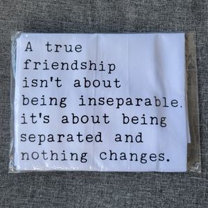 New Kitchen Tea Towel - Friendship